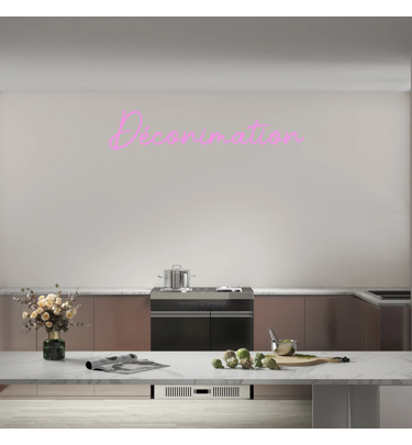 Custom text: Déconimation